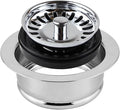 ZM Garbage Disposal Strainer and Stopper Combo, 3.5" Sink Drain, SUS 304 Steel by ZHUOMINPIPINGSANITARYWARE