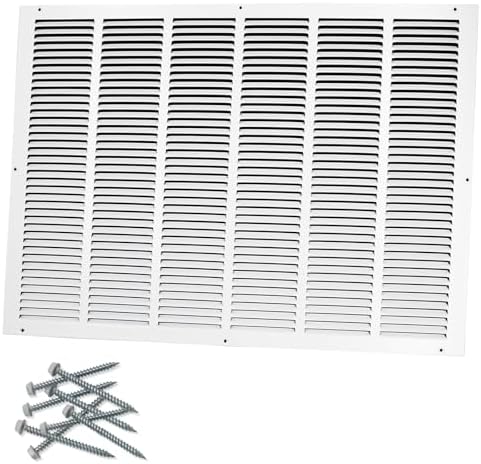 Howeall 30"W x 20"H Steel Return Air Grille, Air Return Vent Cover by Howeall