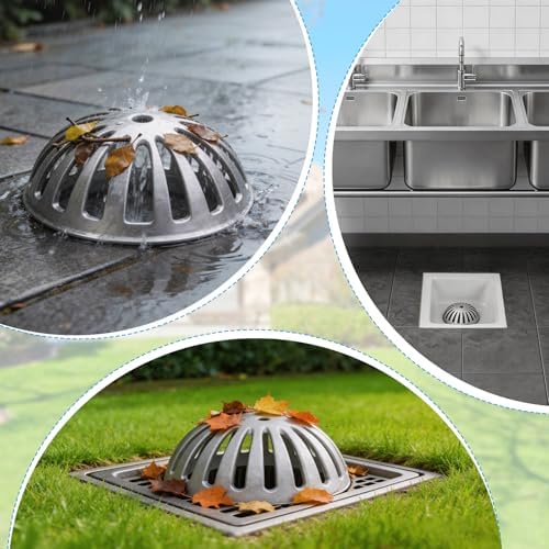 1 PCS Floor Sink Strainer, Heavy Duty Commercial Drain Cover - Image 5