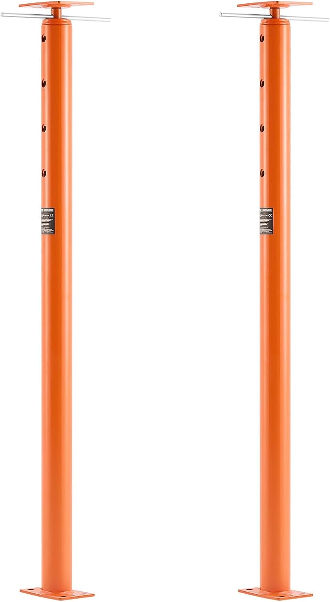 VEVOR House Floor Jacks, 2 Pack, 53-93 inch, 18000 lbs Load Capacity Set | - Image 9