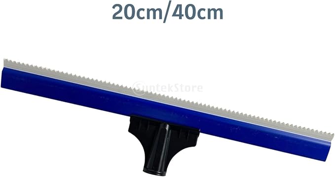 Epoxy Floor Squeegee with Notched Rubber Blade, Soft Rubber Rake - Image 7