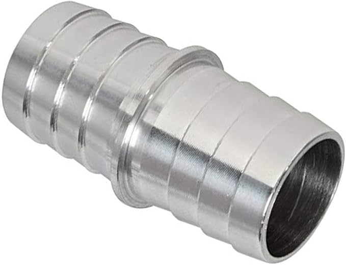 ICT Billet 1.0" to 1.0" Inch Hose Barb Splice Coupler Repair Fitting Adapter - Image 4