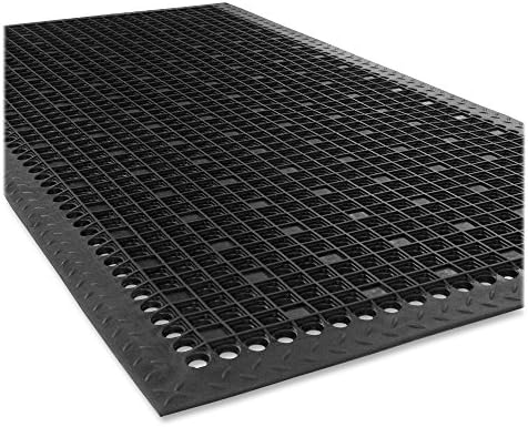 Genuine Joe Utility Mat with Beveled Edges, 3 by 5-Feet by GenuineJoe