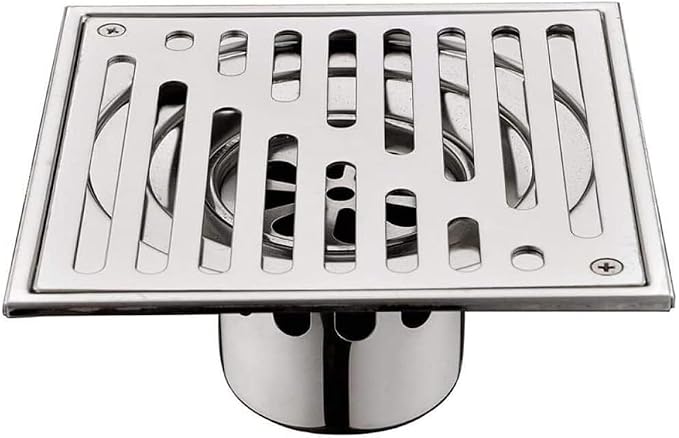 Shower Floor Drain, Shower Floor Drain Stainless Steel Square Grate Multiple by Unknown
