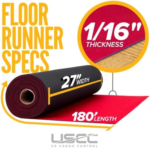 US Cargo Control 27 Inch x 180 Feet Neoprene Floor Runners, Large Reusable - Image 2