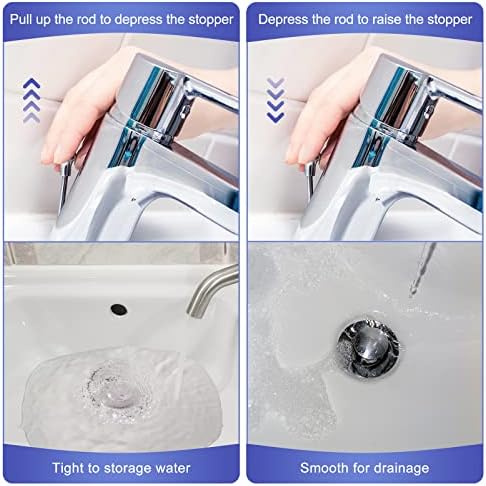 Enhon 6 Pack Pop up Stoppers Compatible - Image 4