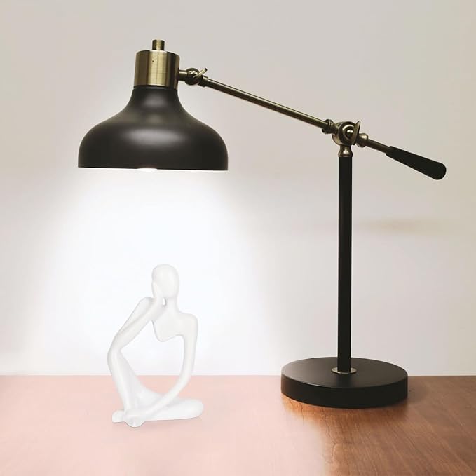 Sandstone Resin Thinker Statue Style Abstract Sculpture, Left | Small Statue - Image 3