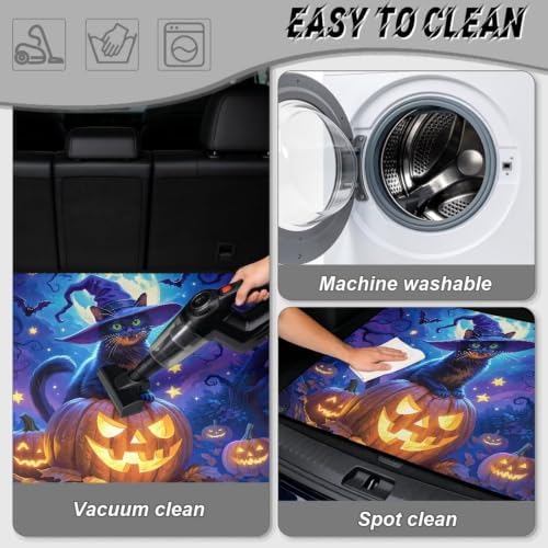 Halloween Cat Pumpkins Camping Trunk Mat 29"x39" - Image 5