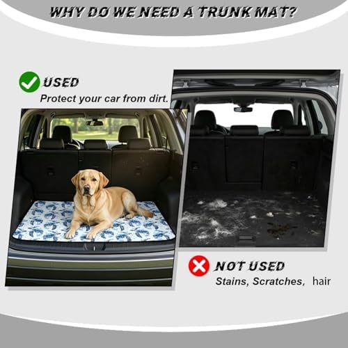 Blue Turtle Heavy Duty Cargo Mat Racing Trunk Mat Universal Waterproof Cargo - Image 4