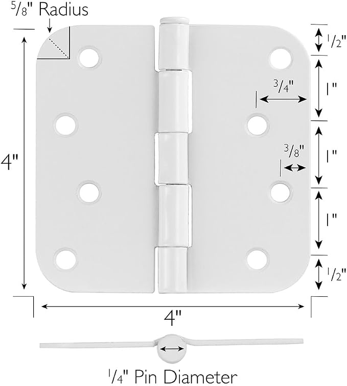 Design House Interior Door Hinge, Traditional - Image 2