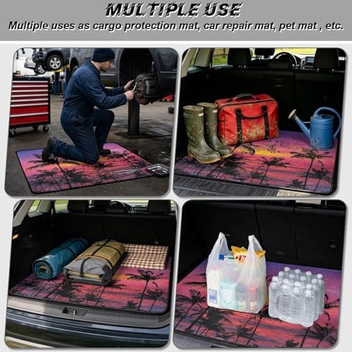 ELEQIN Car Trunk Cargo Liner, Washable Auto Trunk Protective Mat, Cargo Liner - Image 3