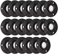 1" Antirust Black Painted Floor Flange, 20 Pack Malleable iron Pipe Fittings by HomeTZH