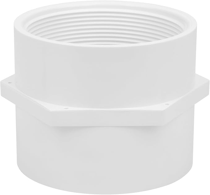 4" Socket x Female Pipe Thread Adapter PVC Pipe Fittings Furniture Grade SCH40 - Image 6
