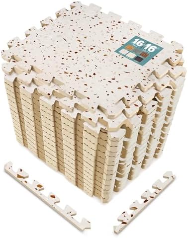 Sorbus Wood Grain Foam Floor Tiles by Sorbus