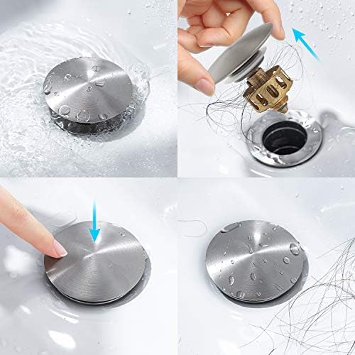 KAIYING Pop Up Drain with Overflow, Bathroom Vessel Sink Drain - Image 2