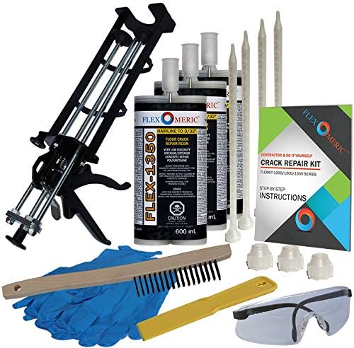 Concrete Floor Crack Repair Kit by Flexomeric+Crack+Repair+Products