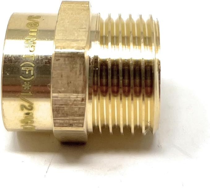 Cascada G Thread to NPT Thread Pipe Fitting Adapter | Lead-Free - Image 8