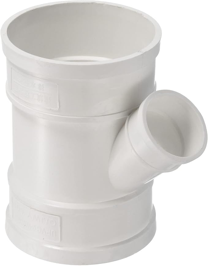 PATIKIL 4" to 2" Wye Pipe Fitting, Y-Shape Splitter Duct Hose Connector by PATIKIL