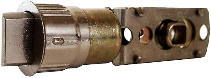 Design House Passage Door Latch, 6-Way Adjustable Fit, Square Spindle, Emblem - Image 4