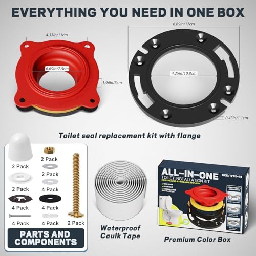 Toilet Flange Repair Kit & Elastic Wax Ring - Image 4