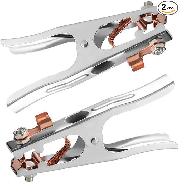 2pcs 300A/500A/800A Earth Ground Cable Clip Clamp Welding Manual Welder by Unknown