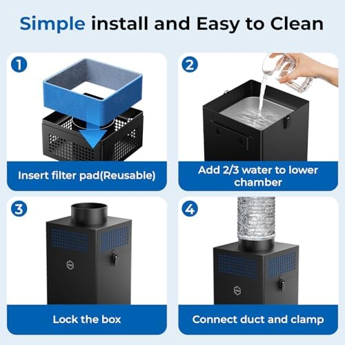 Indoor Dryer Vent Kit Filter Bucket, Dryer Lint Trap Box - Image 4