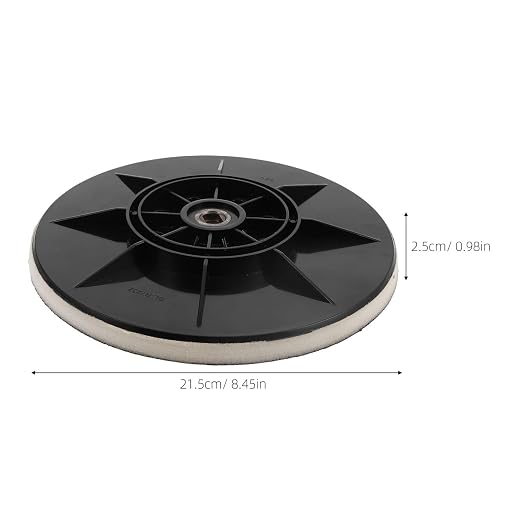 Vaguelly Wall Polishing Disc 9-inch Self-Adhesive Sanding Pad Backing Plate - Image 2