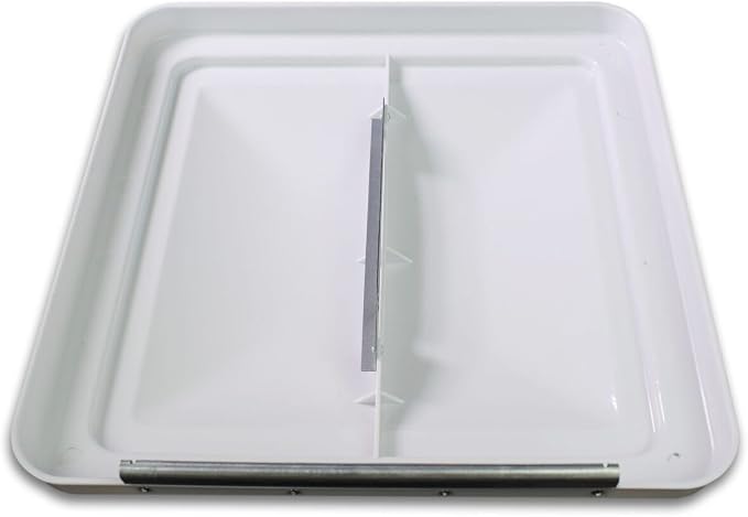 2 Packs 14 Inch RV Roof Vent Cover Universal Replacement Vent Lid White - Image 4