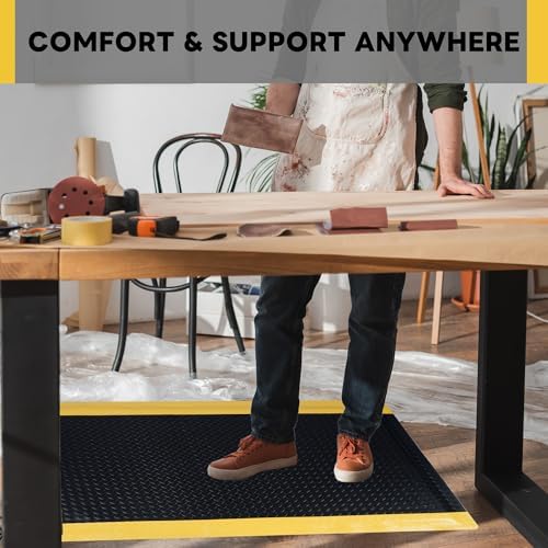 Nisorpa Anti Fatigue Mats Industrial 3' x 5' Ergonomic Standing Mat 15/16" - Image 6