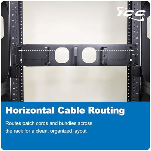 ICC 2U Ring Cable Manager Panel - Image 2