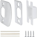 Door Strike Plate Repair Kit, Steel by HARSKIYER