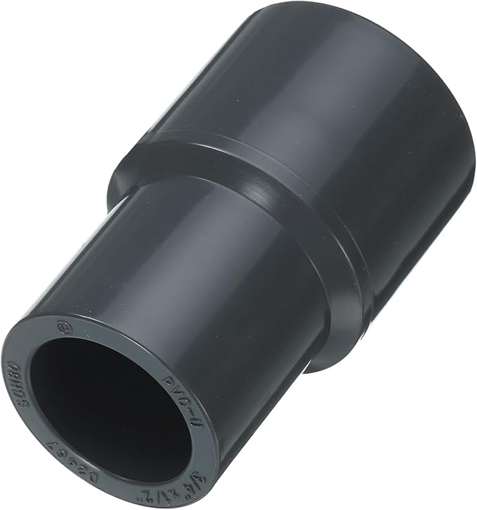 HARFINGTON PVC Reducing Coupling 3/4 x 1/2" Increaser/Reducer Coupling Pipe - Image 3