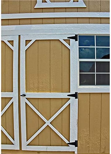 6 Inch T-Strap Heavy Duty Shed Door Hinges, Yard Door, Barn Door Gates - Image 6
