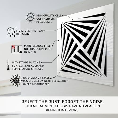 SABA Home Decor White Air Vent Cover - Image 3