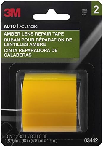 3M Amber Lens Repair Tape, 1.875 in x 60 in - Image 2