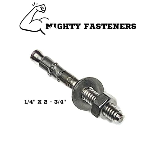 Mighty Fasteners Wedge Anchors – Heavy-Duty 304 Stainless Steel Expansion Bolts - Image 2