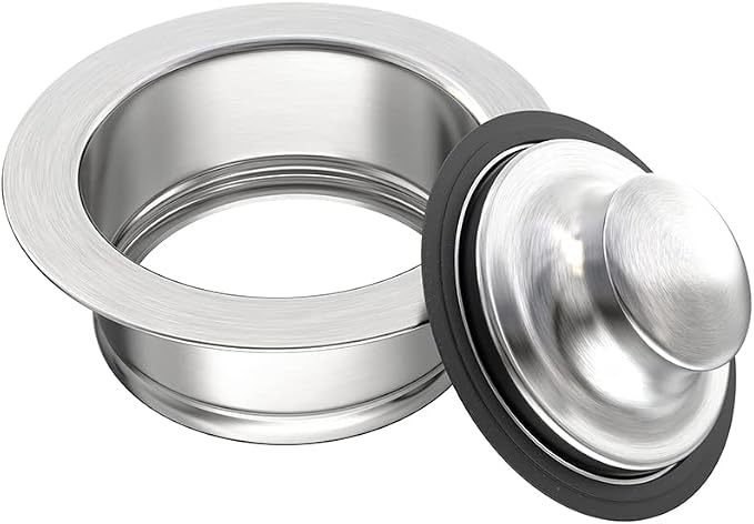 Stainless Steel Sink Flange and Stopper - Image 2