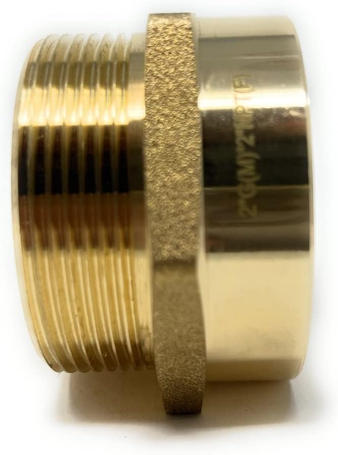 Cascada 2" G Thread Male to 2" NPT Thread Female Pipe Fitting Adapter - Image 6