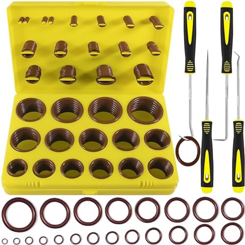 XBVV 382 PCS 30 Size SAE FKM Viton O-Ring Kit by XBVV