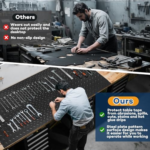 48" x 17" Work Bench Pad PVC Workbench Mat - Image 4
