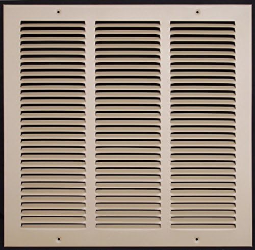 HVAC Premium 16'' x 16'' Flat Stamped Steel Return Air Grille by HVACPremium