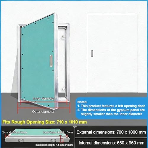 Drywall Access Panel, Concealed Wall Inspection Door - Image 2
