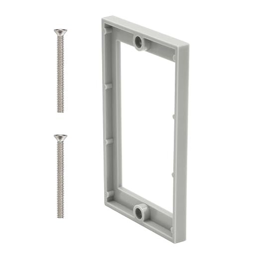 Single Gang Receptacle Outlet Box Extenders 1/4" by XGGYA