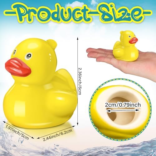 Wonderjune 2 Pack Toilet Bolt Covers Ceramic Bathroom - Image 2