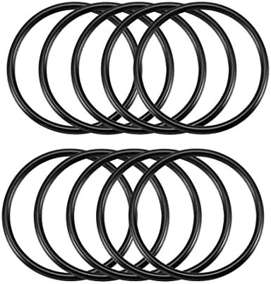 uxcell Nitrile Rubber O-Rings, 50mm OD 44mm ID 3mm Width, Metric Sealing Gasket by uxcell