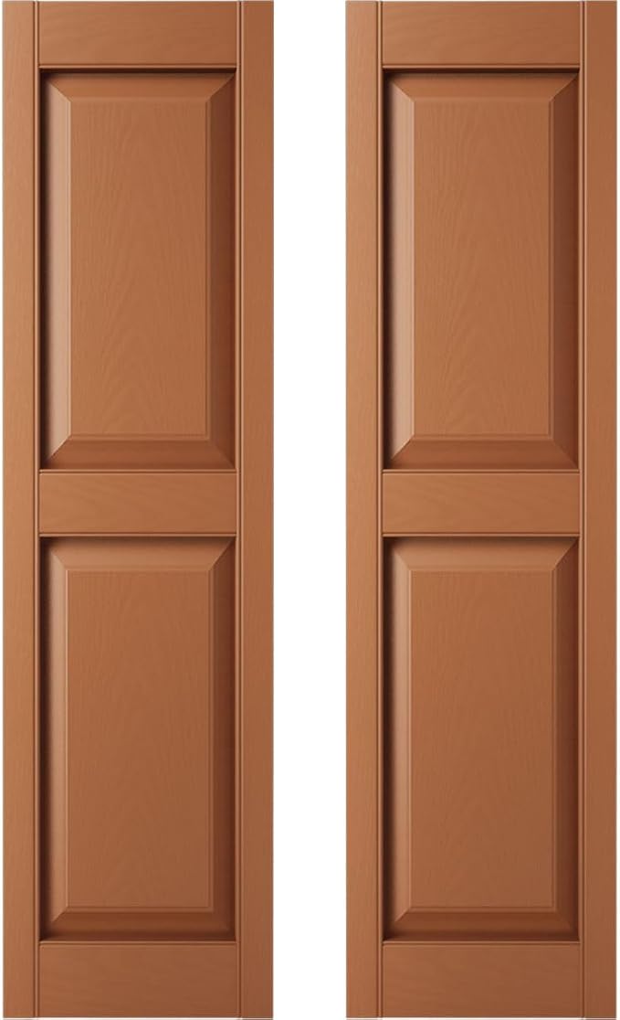 14.75 in. W x 35 in. H Builders Edge, Standard Two Equal Panels, Raised Panel by Builders+Edge