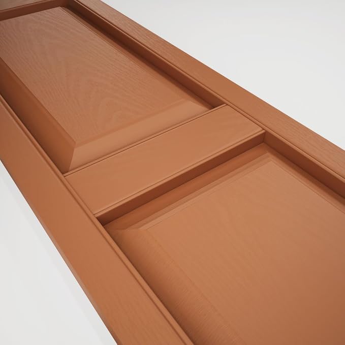 14.75 in. W x 63 in. H Builders Edge, Standard Two Equal Panels, Raised Panel - Image 7