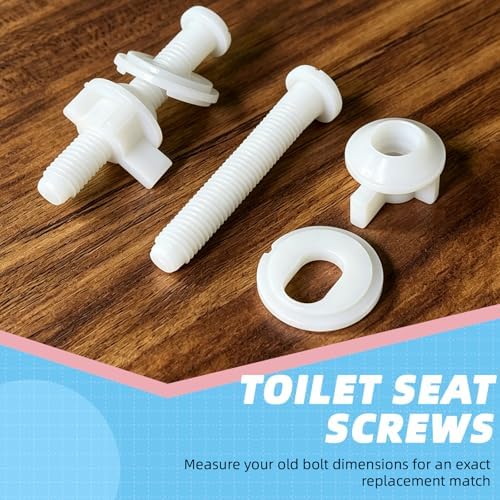 2 PCS Toilet Seat Screws Replacement Kit Toilet Seat Lifter - Image 2