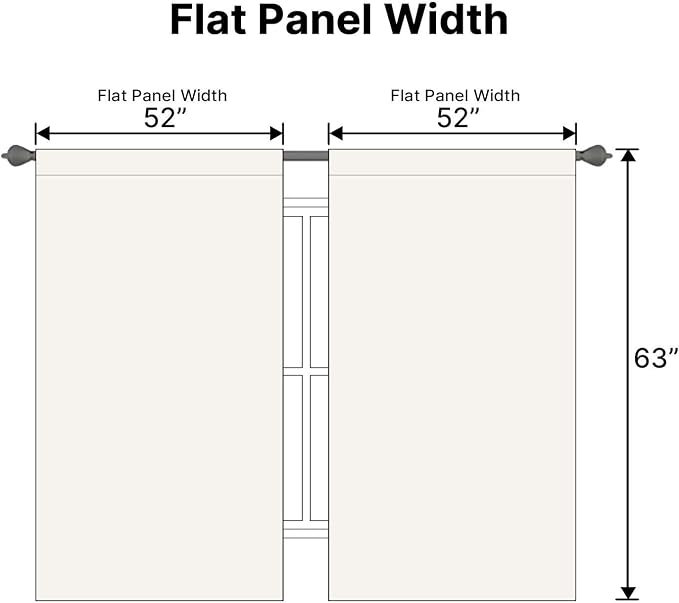 H.VERSAILTEX Light Reducing Curtains Thermal Insulated Window Treatment Panels - Image 6
