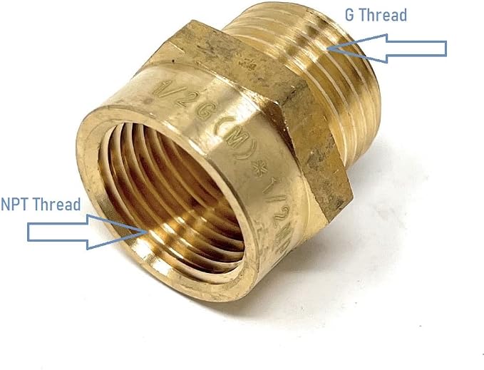 G Thread Male to NPT Female Adapter | Lead-Free)) - Image 2